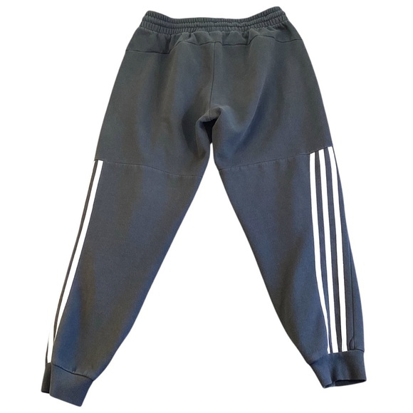 Adidas Men’s Grey Jogger Sweatpants, Size Small Style FS2774 - Picture 9 of 12